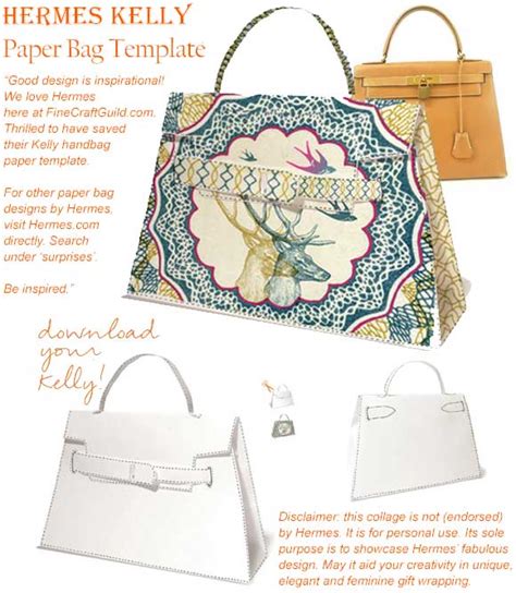 paper bag hermes|Hermes kelly bag pattern.